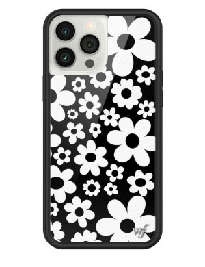 Wildflower Bloom Iphone 12 Pro Max Cases Black and White USA | LTYB-18739