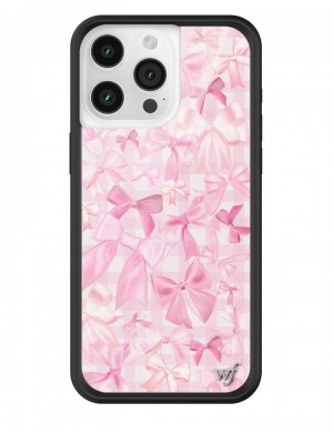 Wildflower Bow Beau Iphone 13 Cases Pink USA | ETWL-57632