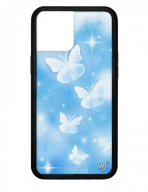 Wildflower Butterfly Sky Iphone 12 Pro Max Cases Blue USA | PTAJ-98123