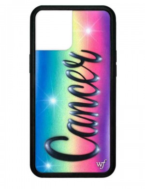 Wildflower Cancer Airbrush Iphone 12 Pro Max Cases Purple USA | CMIE-10756