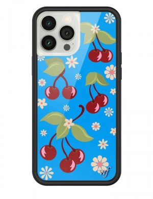 Wildflower Cherry Blossom Iphone 12 Pro Max Cases Blue USA | WNYI-73158