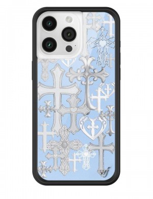 Wildflower Cross Girl Iphone 12 Pro Max Cases Blue USA | PLYB-72691