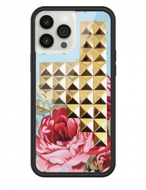 Wildflower Iphone 12 Pro Max Cases Blue Floral Stud USA | XDMG-30475