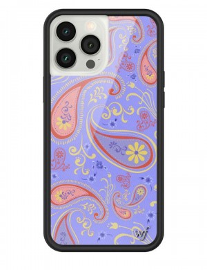 Wildflower Iphone 12 Pro Max Cases Sweet Pea Paisley USA | YPSX-38950