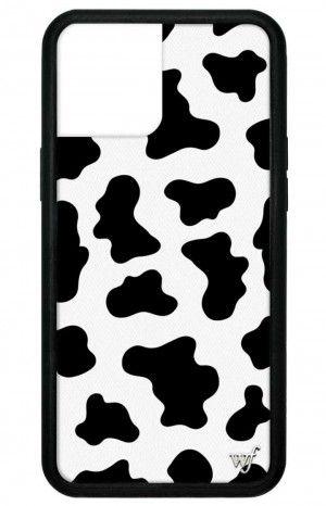 Wildflower Moo Moo Iphone 12 Pro Max Cases Black / white USA | JIWC-90672