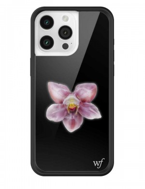 Wildflower Orchid Iphone 12 Pro Max Cases Black USA | MKBG-45092