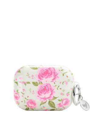 Wildflower Peony Floral Airpods Pro Case Pink USA | XNFP-10456