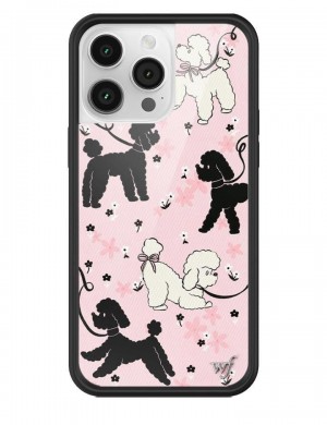 Wildflower Poodle Doodles Iphone 13 Cases Pink USA | HJDA-06157