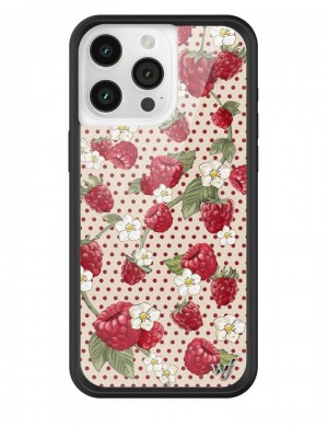 Wildflower Raspberry Polka Dot Iphone 12 Pro Max Cases Pink USA | BNAO-67928