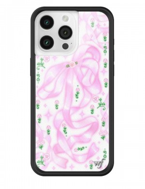 Wildflower Ribbons And Rosettes Iphone 16 Cases Pink USA | AWSZ-90168