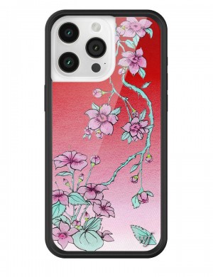 Wildflower Serena Floral Iphone 12 Pro Max Cases red USA | XARO-92074