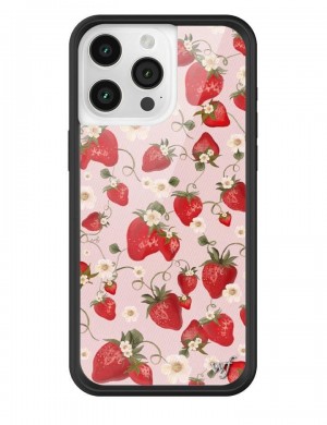 Wildflower Strawberry Fields Iphone 13 Cases Pink USA | RJYU-75312