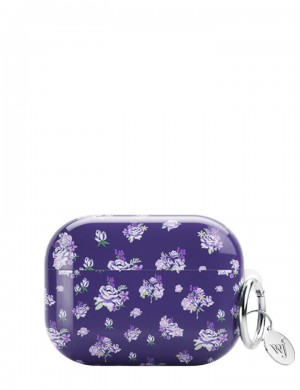 Wildflower Sugar Plum Floral Airpods Pro Gen 5 Purple USA | ZTIO-71069