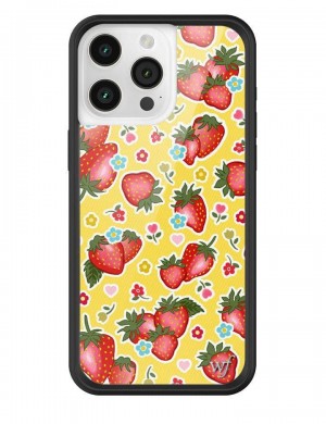 Wildflower Sweet Berries Iphone 12 Pro Max Cases Yellow USA | PBWL-27598