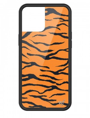 Wildflower Tiger Iphone 12 Pro Max Cases Orange USA | KTRN-78265