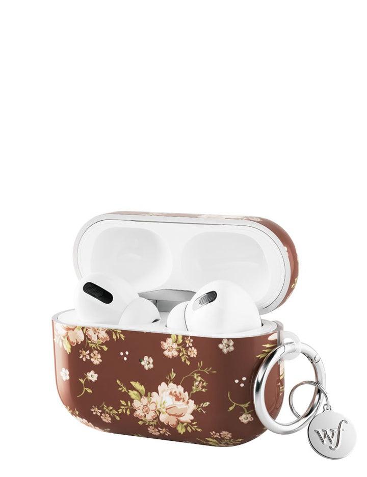 Wildflower Airpods Pro Case Brown Floral  USA |  XFRZ-09428