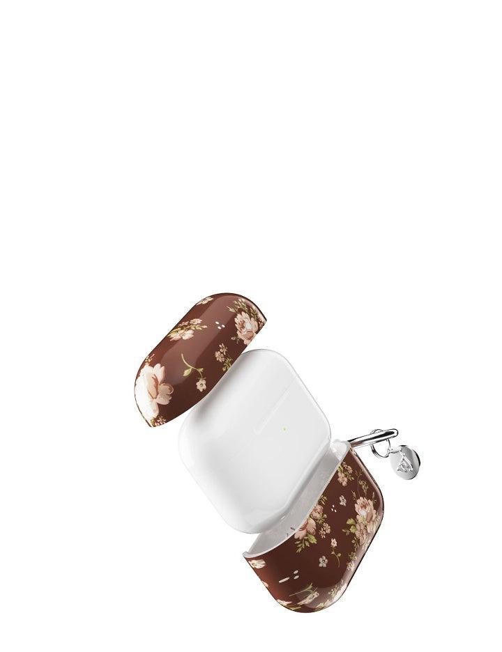 Wildflower Airpods Pro Case Brown Floral  USA |  XFRZ-09428