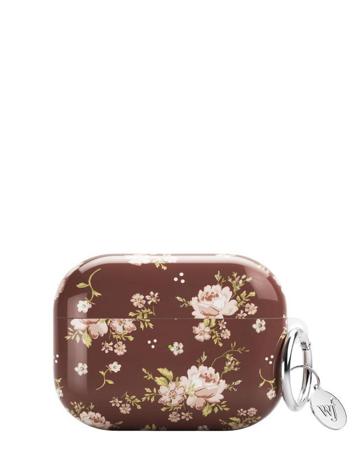 Wildflower Airpods Pro Case Brown Floral  USA |  XFRZ-09428