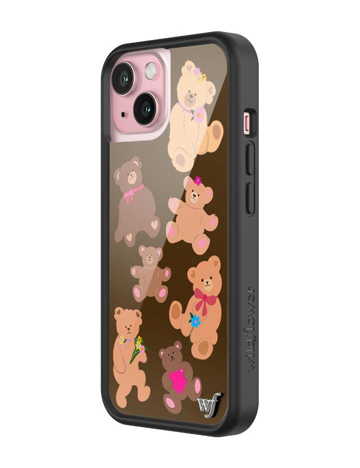 Wildflower Bear-Y Cute Iphone 12 Pro Max Cases Brown  USA |  JMYX-80395