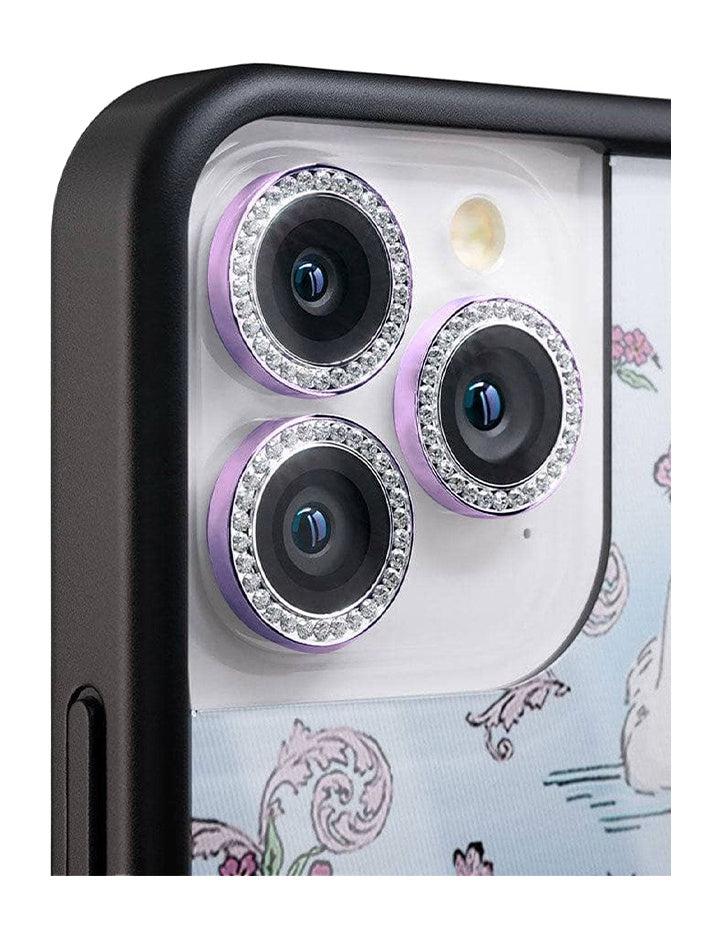 Wildflower Camera Bling Iphone Camera Bling Purple  USA |  BWCT-16749