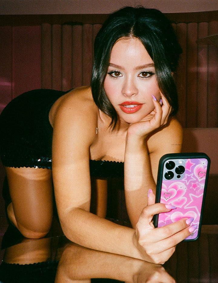 Wildflower Cierra Ramirez Iphone 13 Cases Purple  USA |  VPSI-43580