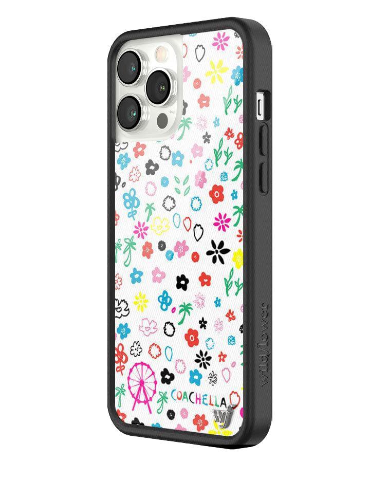 Wildflower Coachella Iphone 13 Cases White  USA |  BCIO-93701