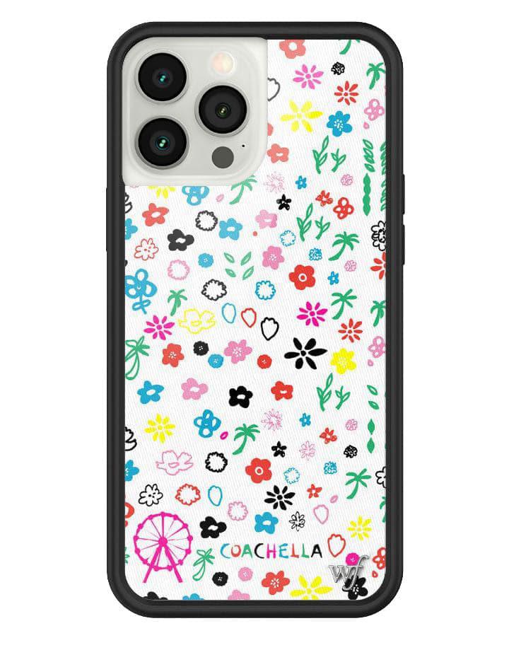 Wildflower Coachella Iphone 13 Cases White  USA |  BCIO-93701