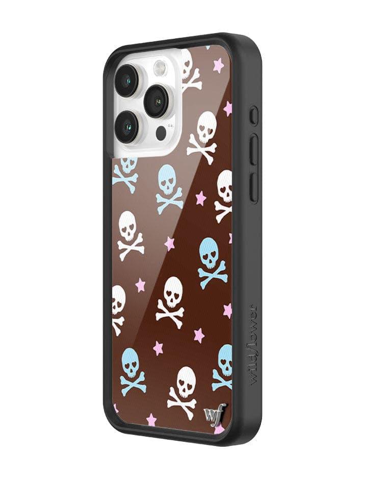 Wildflower Cross Bones Iphone 12 Pro Max Cases Brown  USA |  CEOH-51423