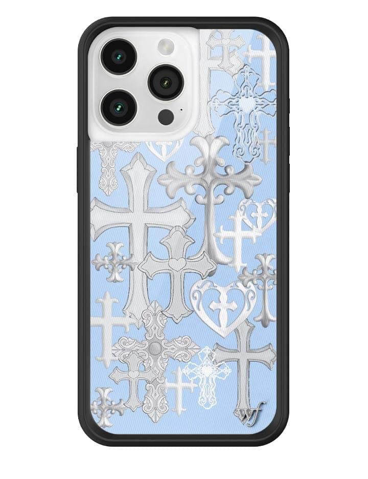 Wildflower Cross Girl Iphone 12 Pro Max Cases Blue  USA |  PLYB-72691