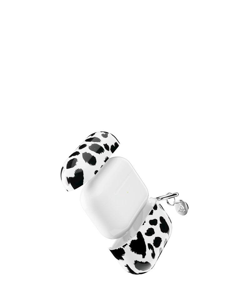 Wildflower Dalmatian Airpods Pro Gen 19 Black and White  USA |  KUHM-83427