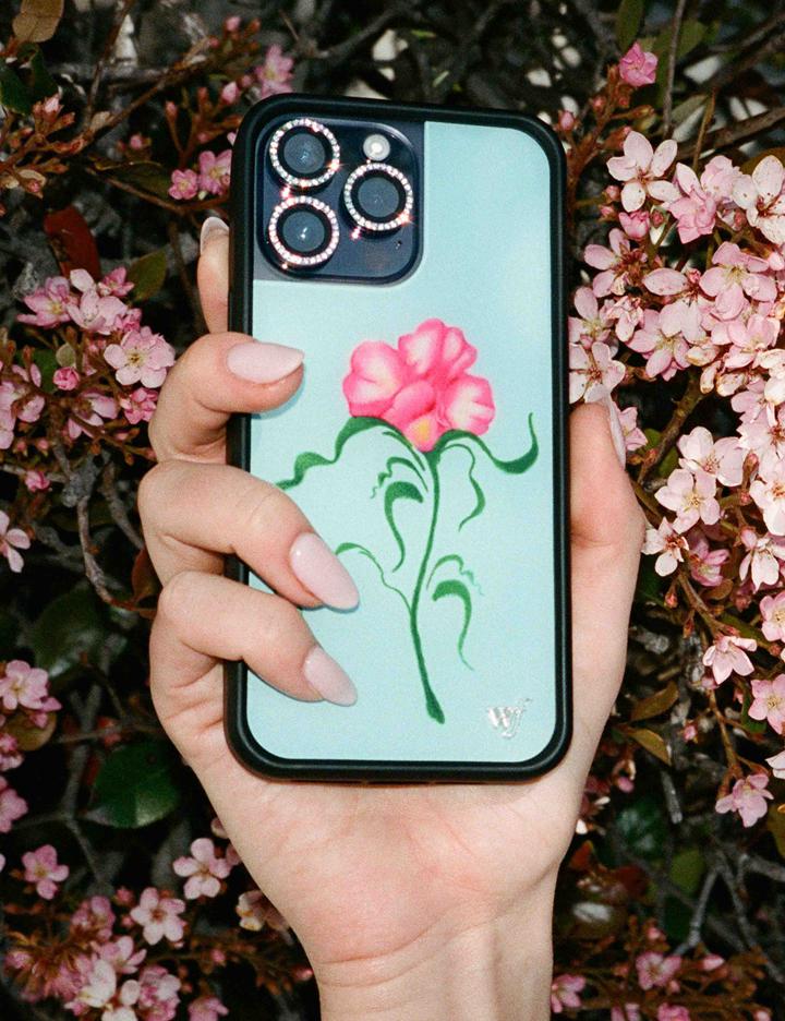 Wildflower Dancing Flower Iphone 12 Pro Max Cases Blue  USA |  VLIM-06729