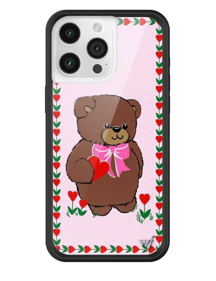 Wildflower Danielle Guizio Teddy Bear Iphone 14 Cases Pink  USA |  EZWH-73215