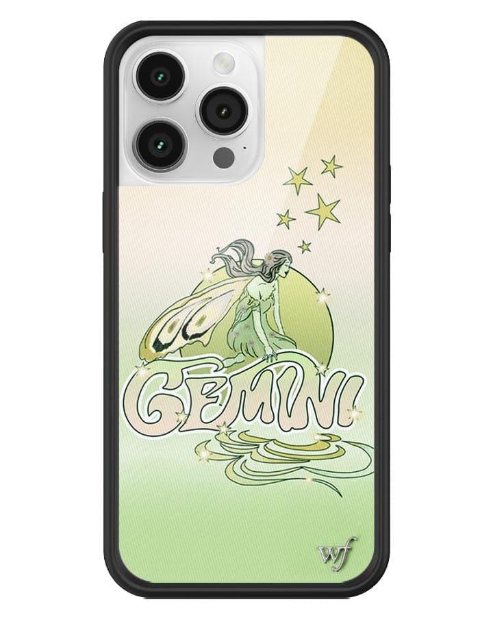 Wildflower Gemini Iphone 14 Plus Cases Blue  USA |  FSGV-29164