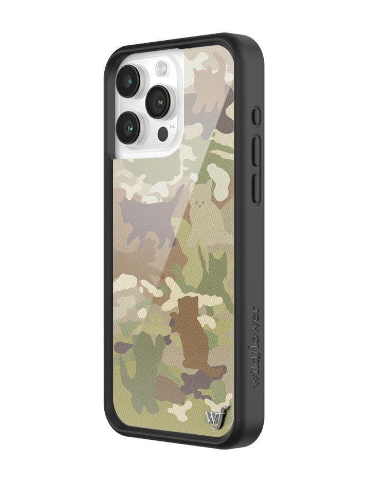 Wildflower Iphone 12 Pro Max Cases Cat Camo  USA |  MILB-40853