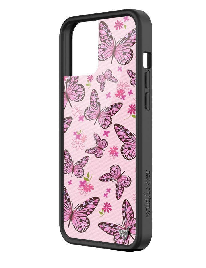 Wildflower Iphone 12 Pro Max Cases Pink Butterfly  USA |  AHQL-93045