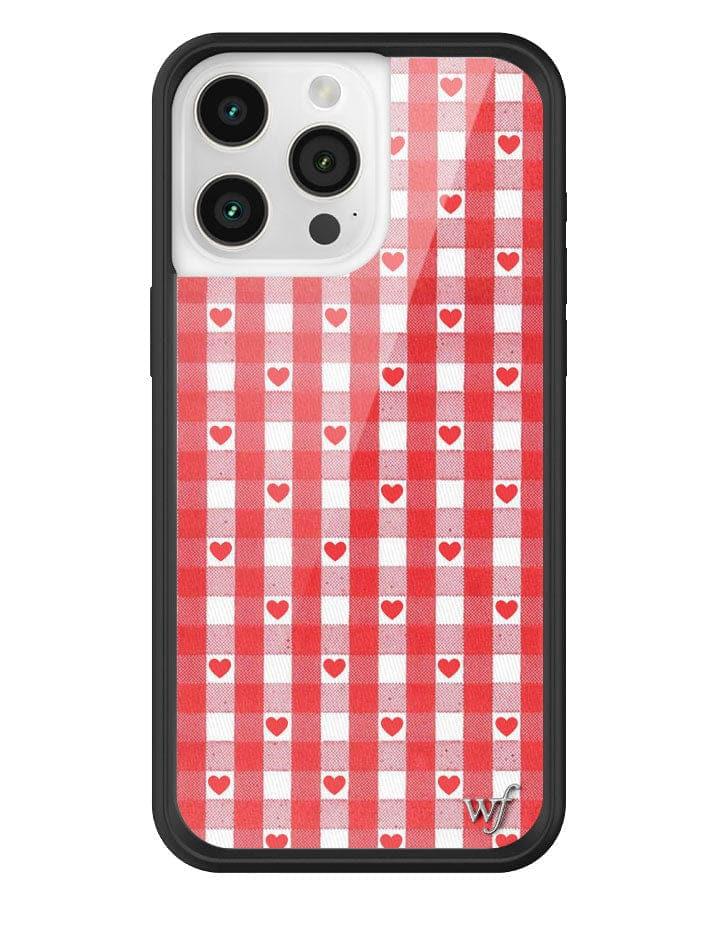 Wildflower Iphone 12 Pro Max Cases Red Gingham Hearts  USA |  ZCBA-96541