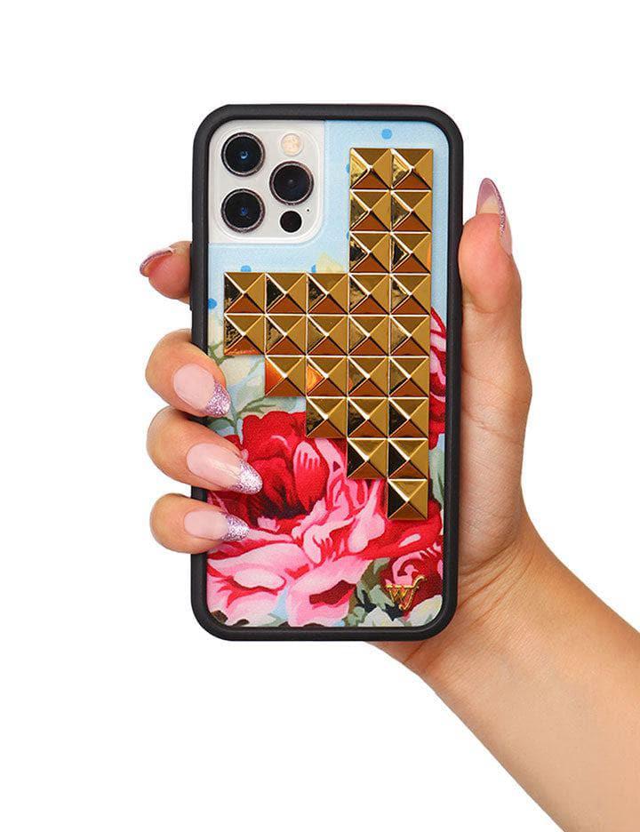 Wildflower Iphone 13 Pro Cases Blue Floral Stud  USA |  RDKY-93180