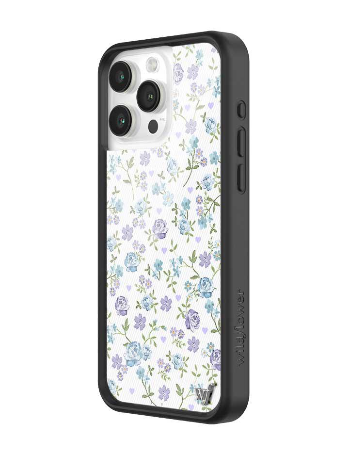 Wildflower Iphone 13 Pro Cases Lilac and Blue Floral  USA |  HOYC-80479