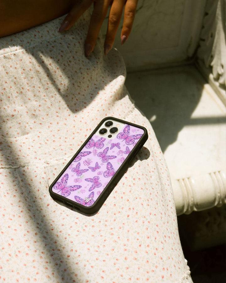 Wildflower Lavender Butterfly Iphone 13 Pro Max Cases Purple  USA |  KMNE-25039