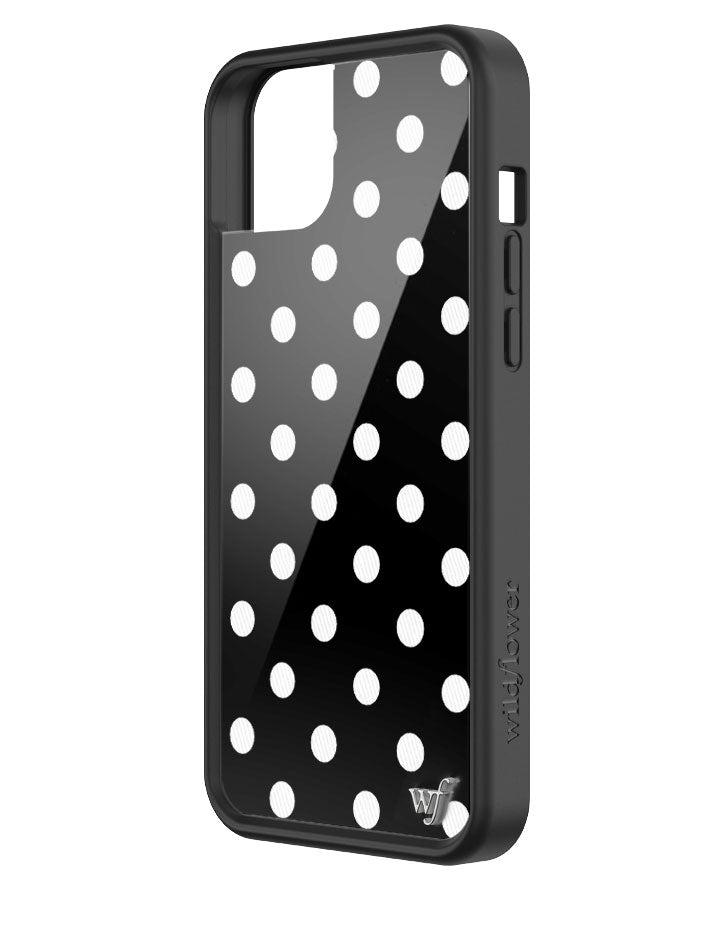 Wildflower Polka Dot Iphone 14 Cases Black and White  USA |  QTRH-06532