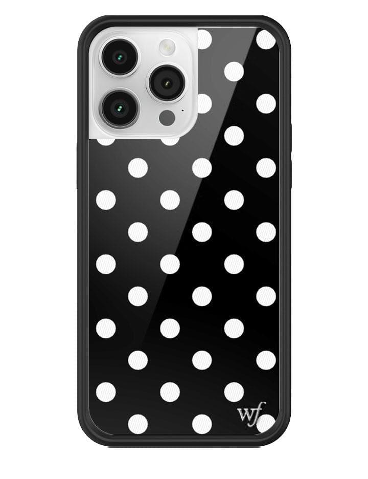 Wildflower Polka Dot Iphone 14 Cases Black and White  USA |  QTRH-06532