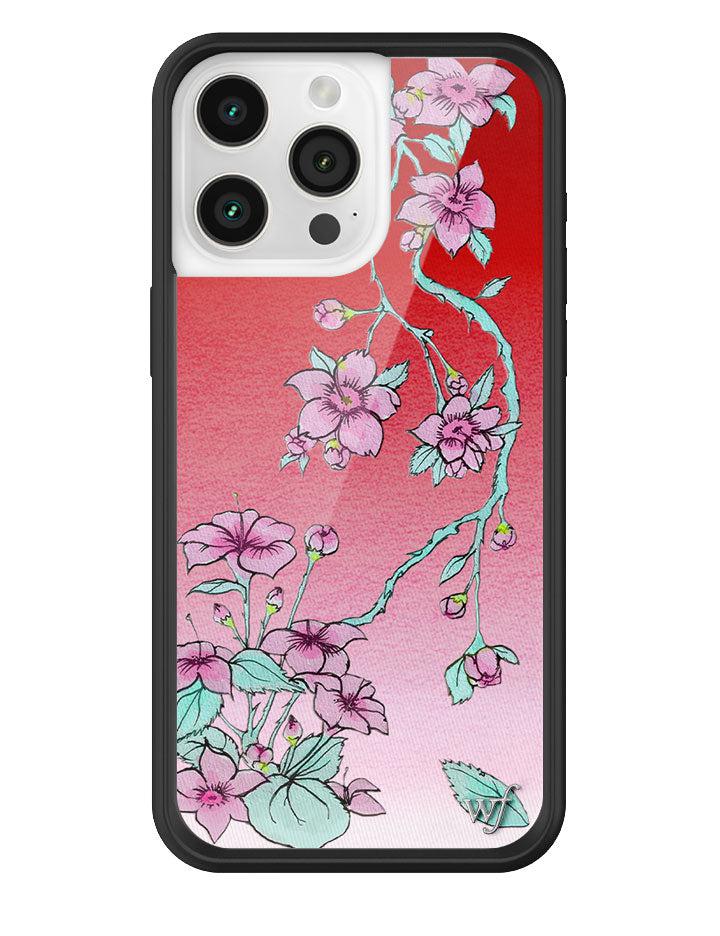 Wildflower Serena Floral Iphone 12 Pro Max Cases red  USA |  XARO-92074