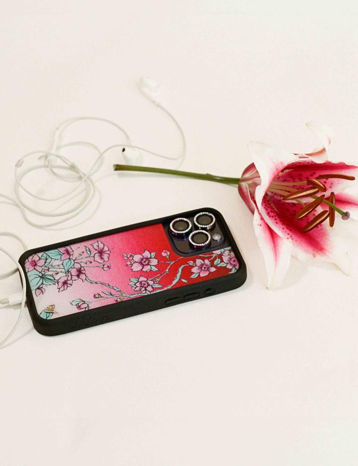 Wildflower Serena Floral Iphone 15 Pro Max Cases red  USA |  ZKPF-58236