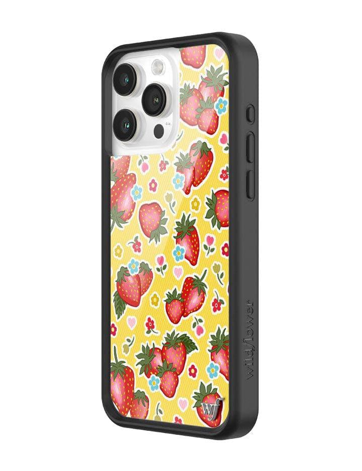 Wildflower Sweet Berries Iphone 12 Pro Max Cases Yellow  USA |  PBWL-27598