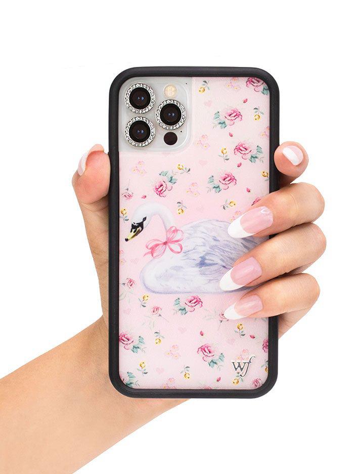 Wildflower Sweet Swan Iphone 13 Cases Pink  USA |  STOQ-80935